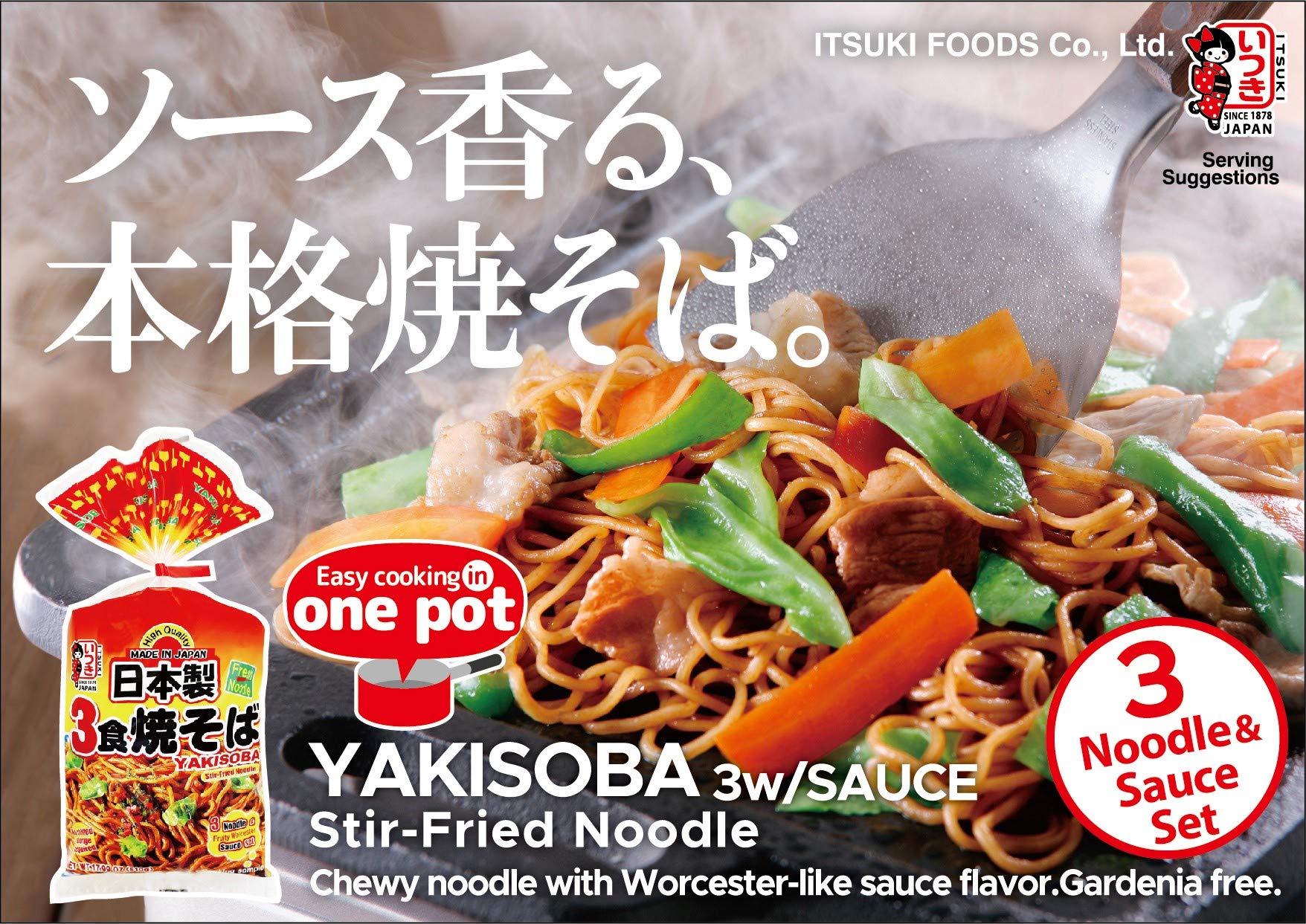 Amazon.com: Japanese style noodle with Sauce (Kaigaiyo 3Shoku